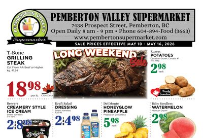Pemberton Valley Supermarket Flyer May 10 to 16