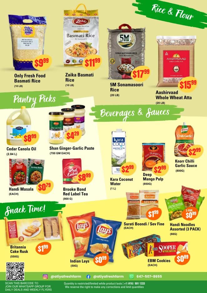 Atiya's Fresh Farm Flyer May 8 to 14