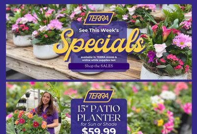 Terra Greenhouses Flyer May 8 to 14