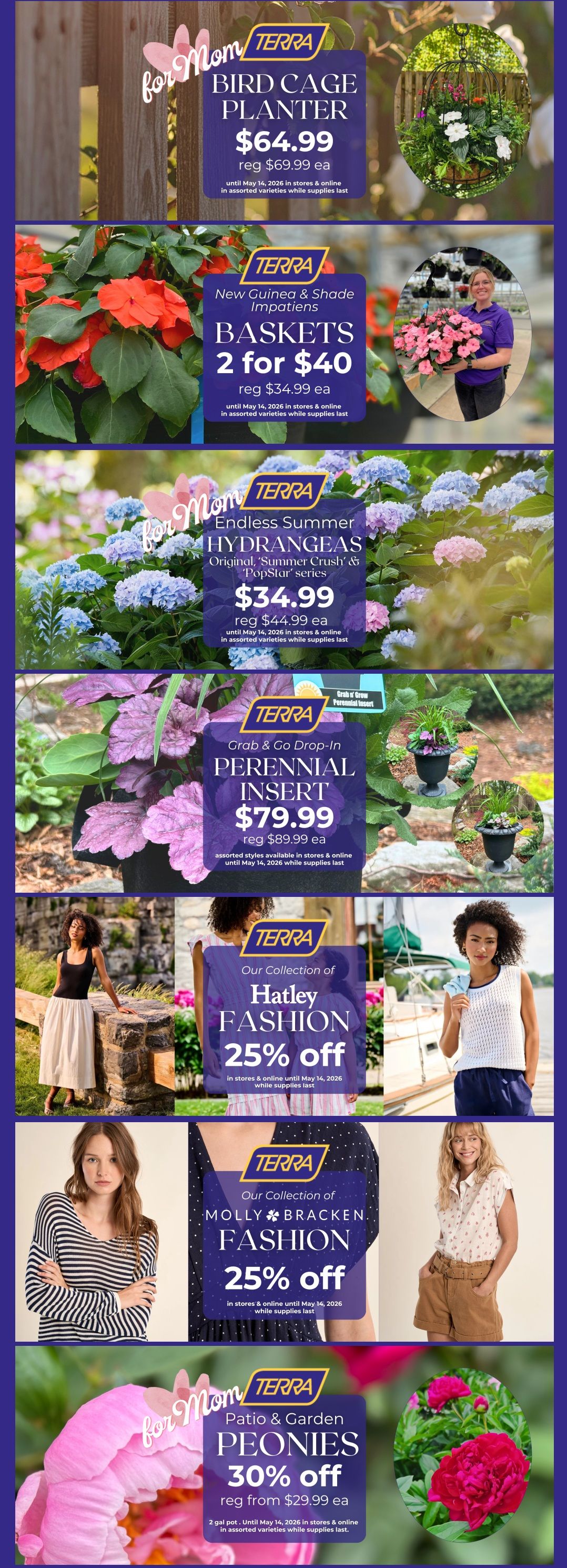 Terra Greenhouses Flyer May 8 to 14