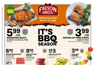 Freson Bros. Flyer May 15 to 21