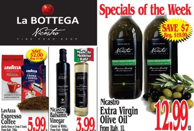 La Bottega Nicastro Fine Foods Flyer May 11 to 24