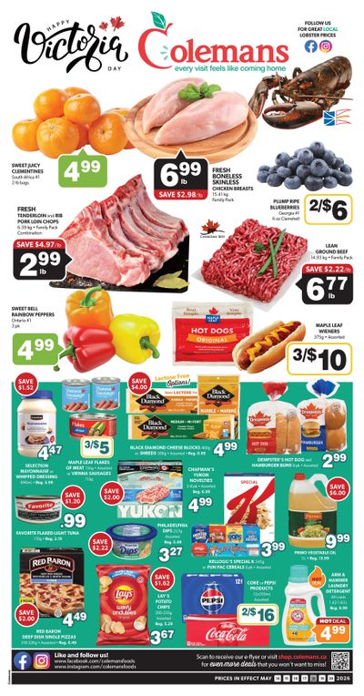Coleman's Flyer May 14 to 20