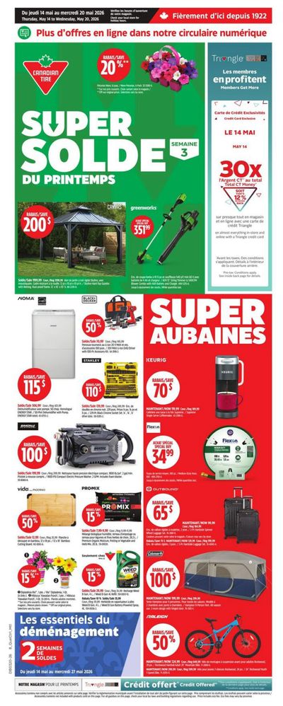 Canadian Tire (QC) Flyer May 14 to 20