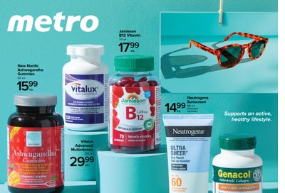 Metro (ON) Pharmacy Flyer May 14 to 27
