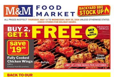 M&M Food Market (Atlantic, ON & West) Flyer May 14 to 20