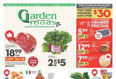 Garden Foods Flyer May 14 to 20