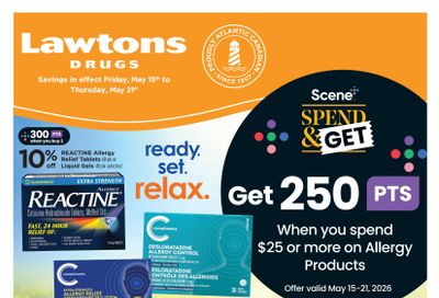 Lawtons Drugs (PE) Flyer May 15 to 21