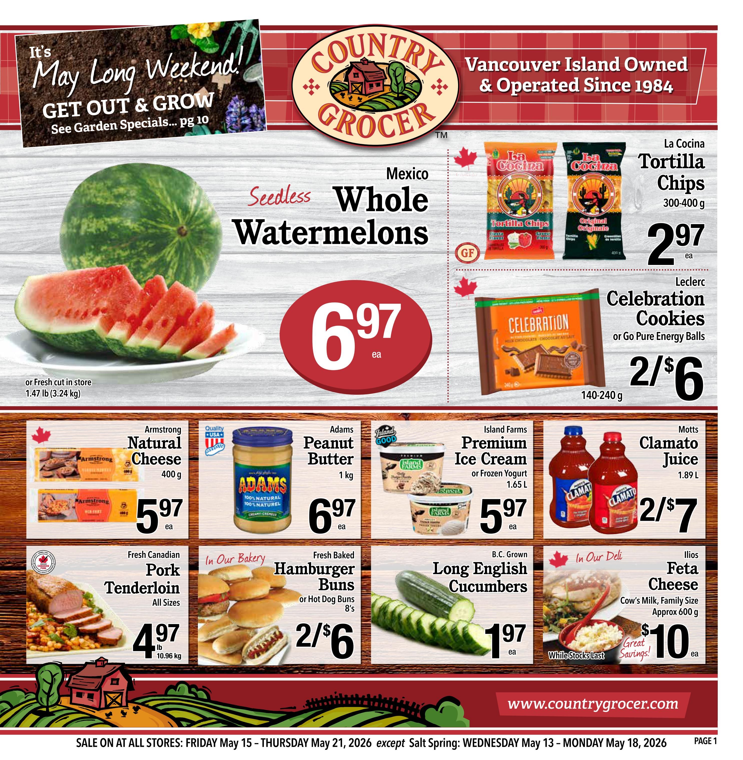 Country Grocer Flyer May 15 to 21