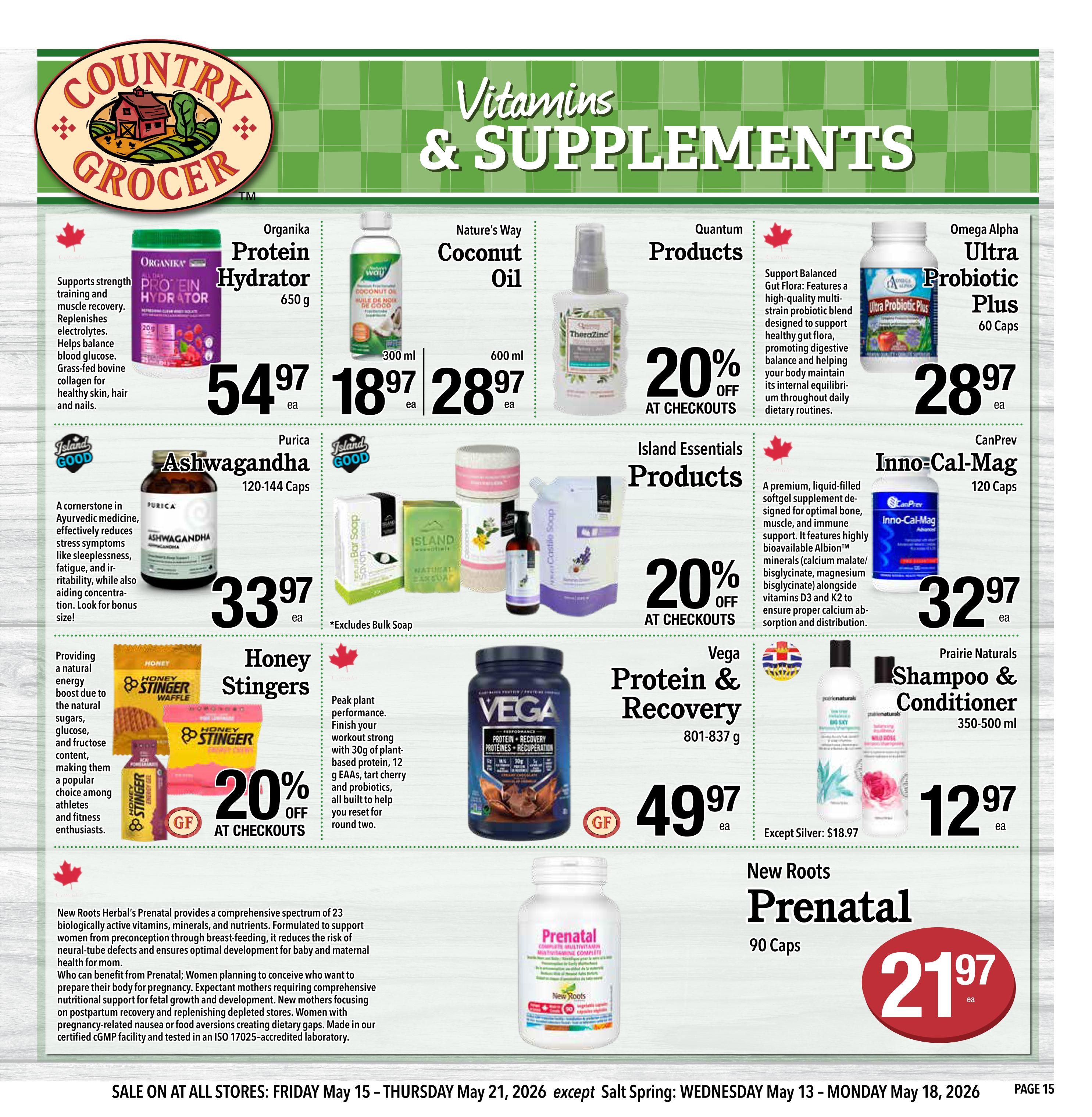 Country Grocer Flyer May 15 to 21