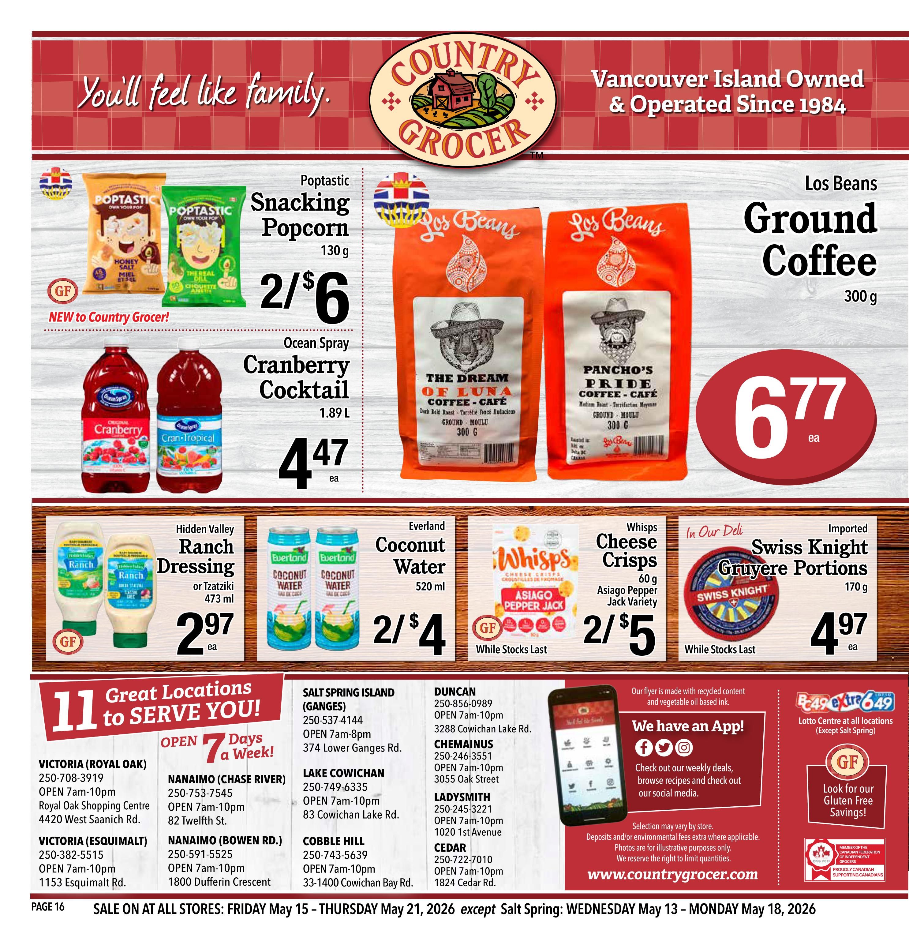 Country Grocer Flyer May 15 to 21