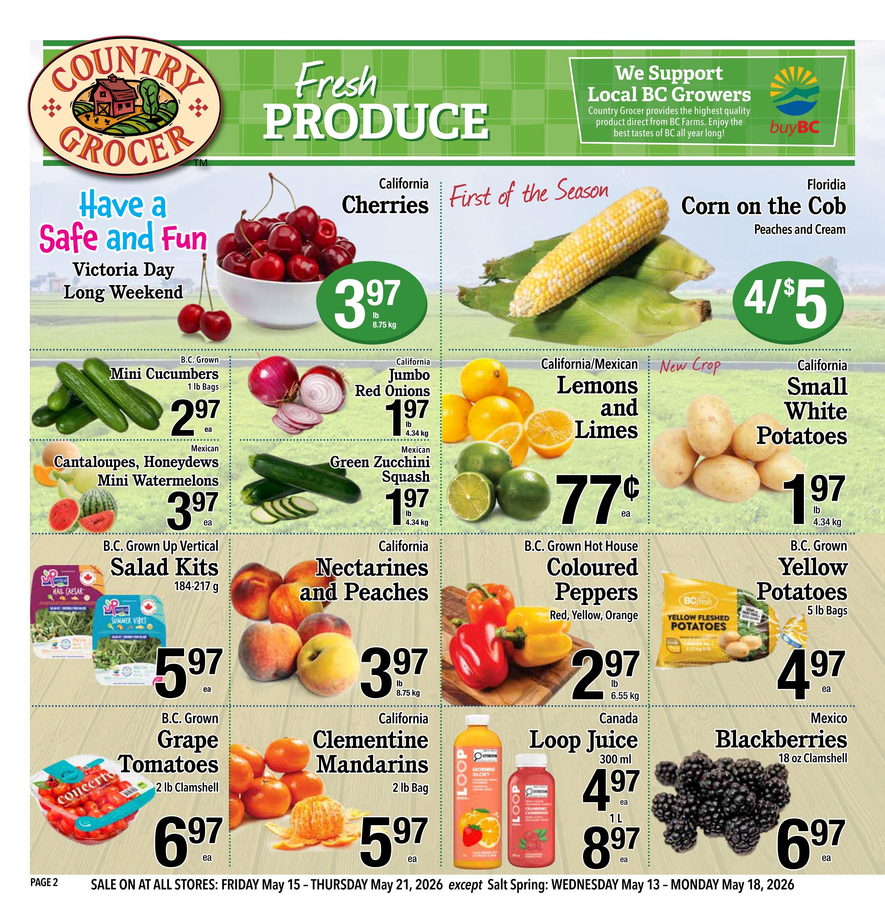 Country Grocer Flyer May 15 to 21