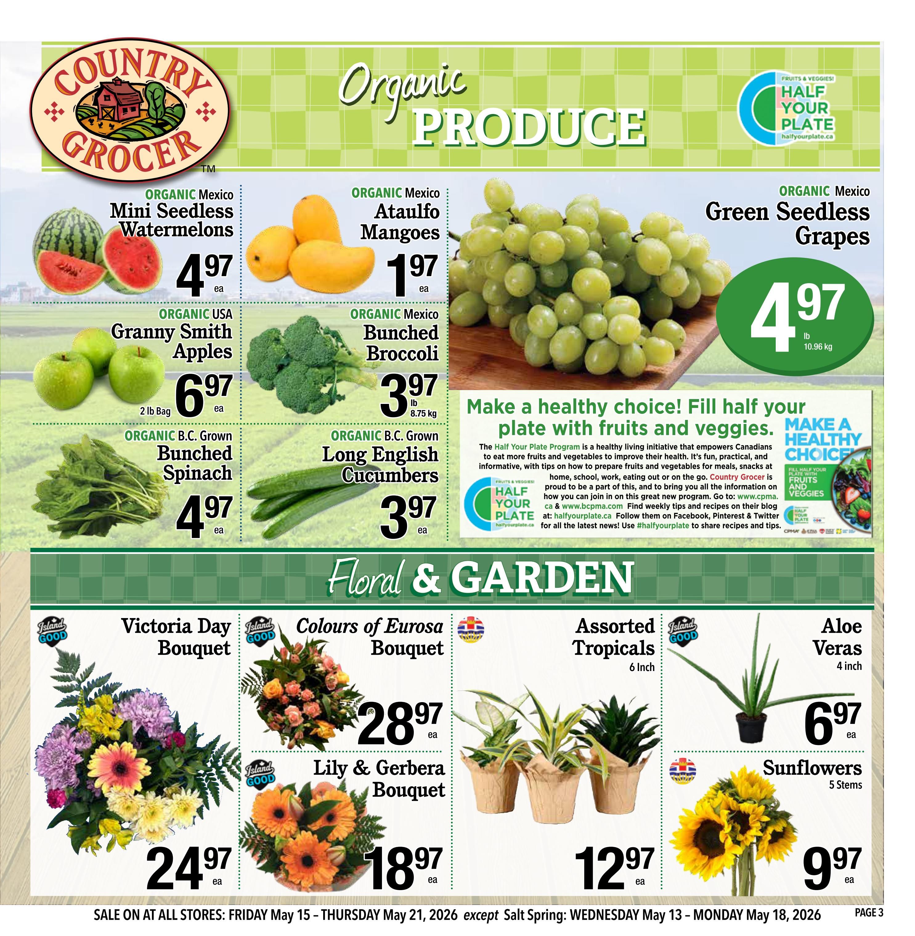 Country Grocer Flyer May 15 to 21