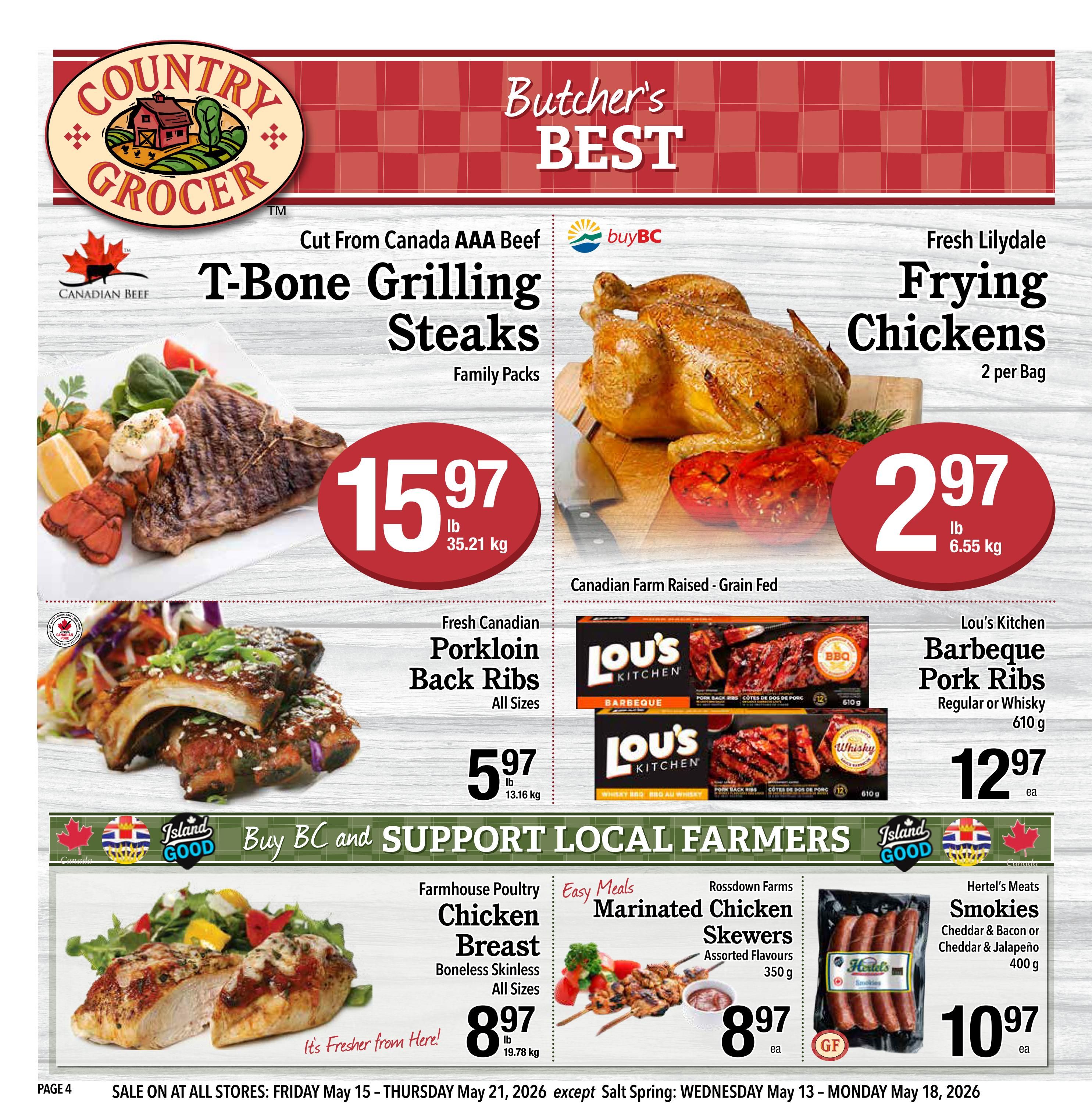 Country Grocer Flyer May 15 to 21