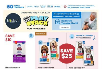 Bosley's by PetValu Flyer May 14 to 27