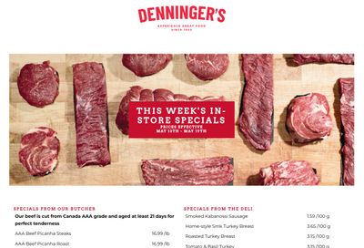 Denninger's Weekly Specials May 13 to 19