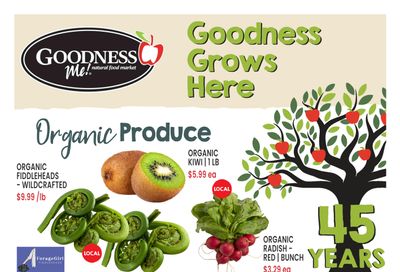 Goodness Me Flyer May 13 to 19