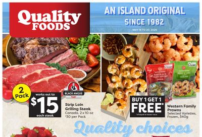 Quality Foods Flyer May 14 to 20