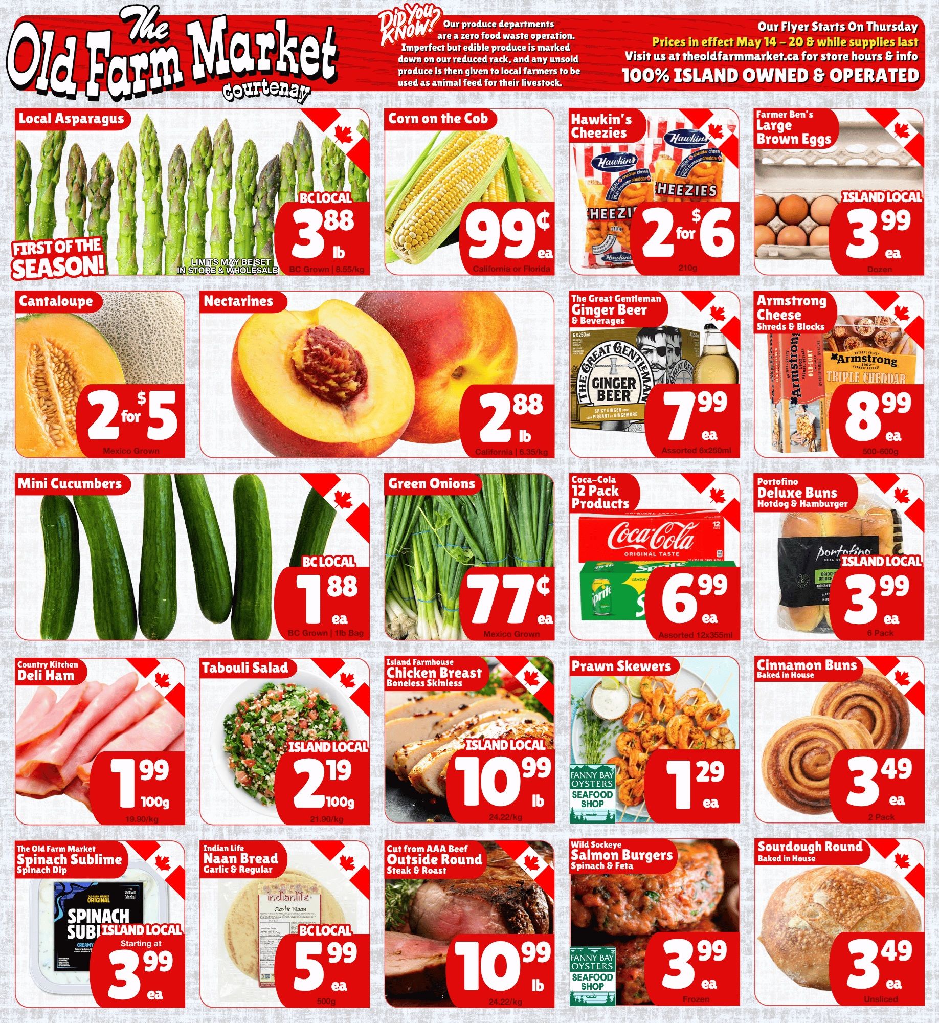 The Old Farm Market (Courtenay) Flyer May 14 to 20