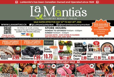 LaMantia's Flyer May 14 to 20
