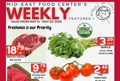 Mid-East Food Centre Flyer May 14 to 20
