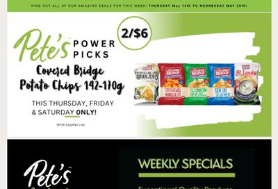 Pete's Fine Foods Flyer May 14 to 20