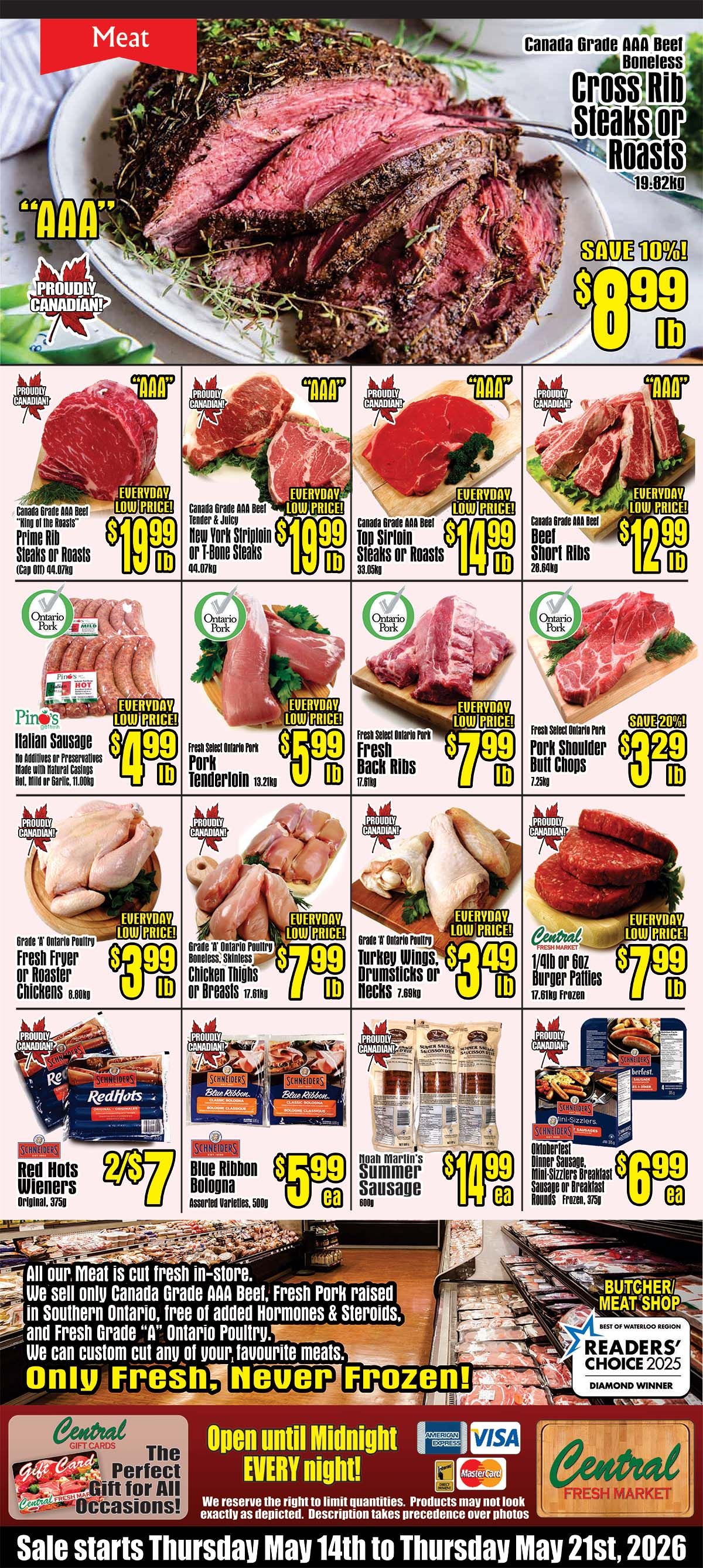 Central Fresh Market Flyer May 14 to 21