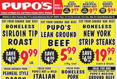 Pupo's Food Market Flyer May 14 to 20