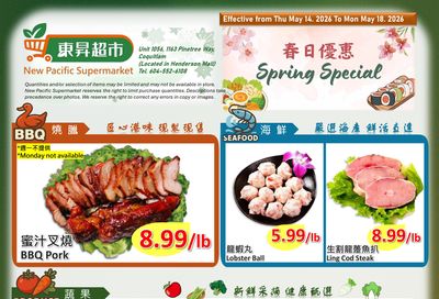 New Pacific Supermarket Flyer May 14 to 18
