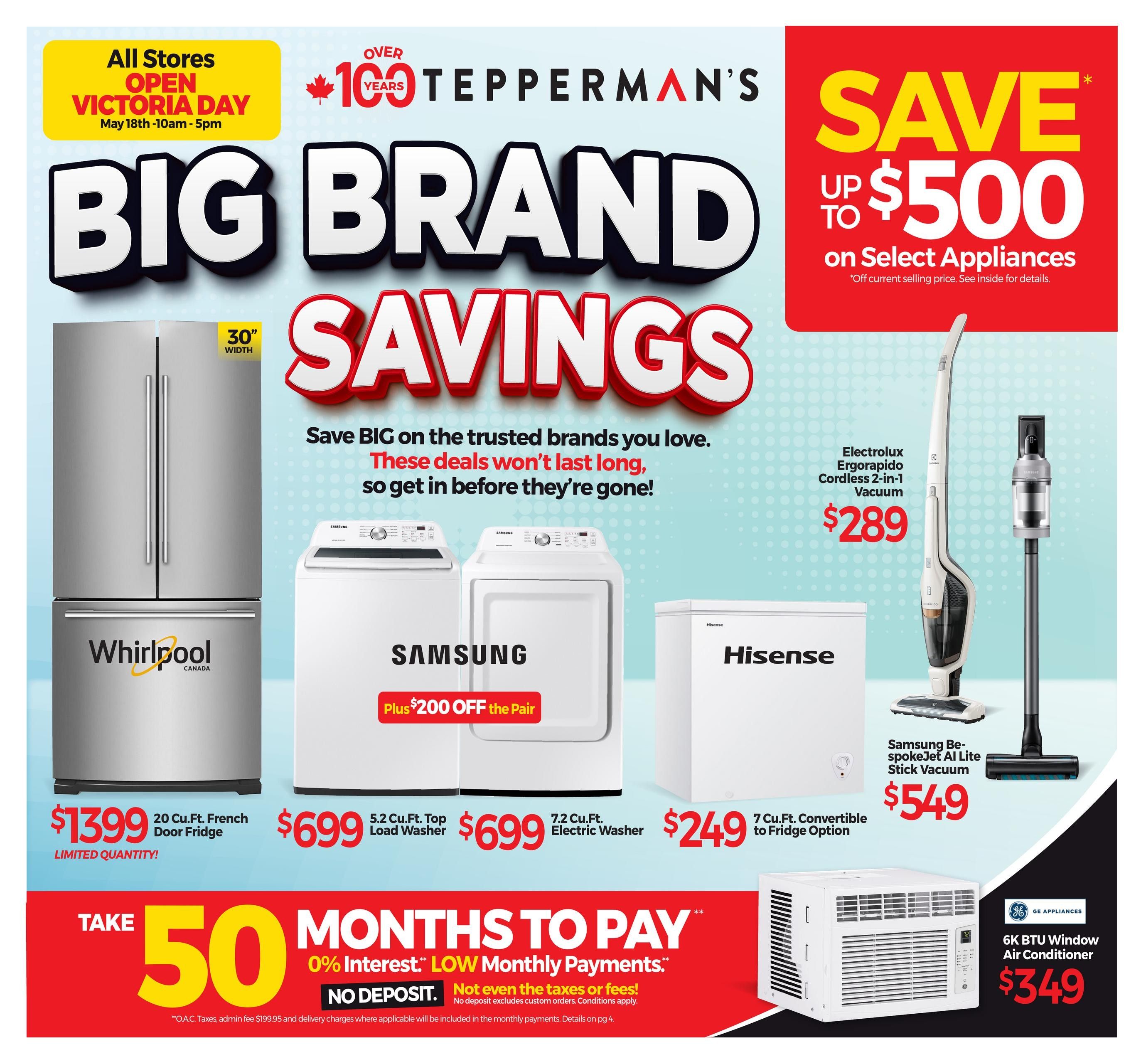 Tepperman's Flyer May 15 to 21