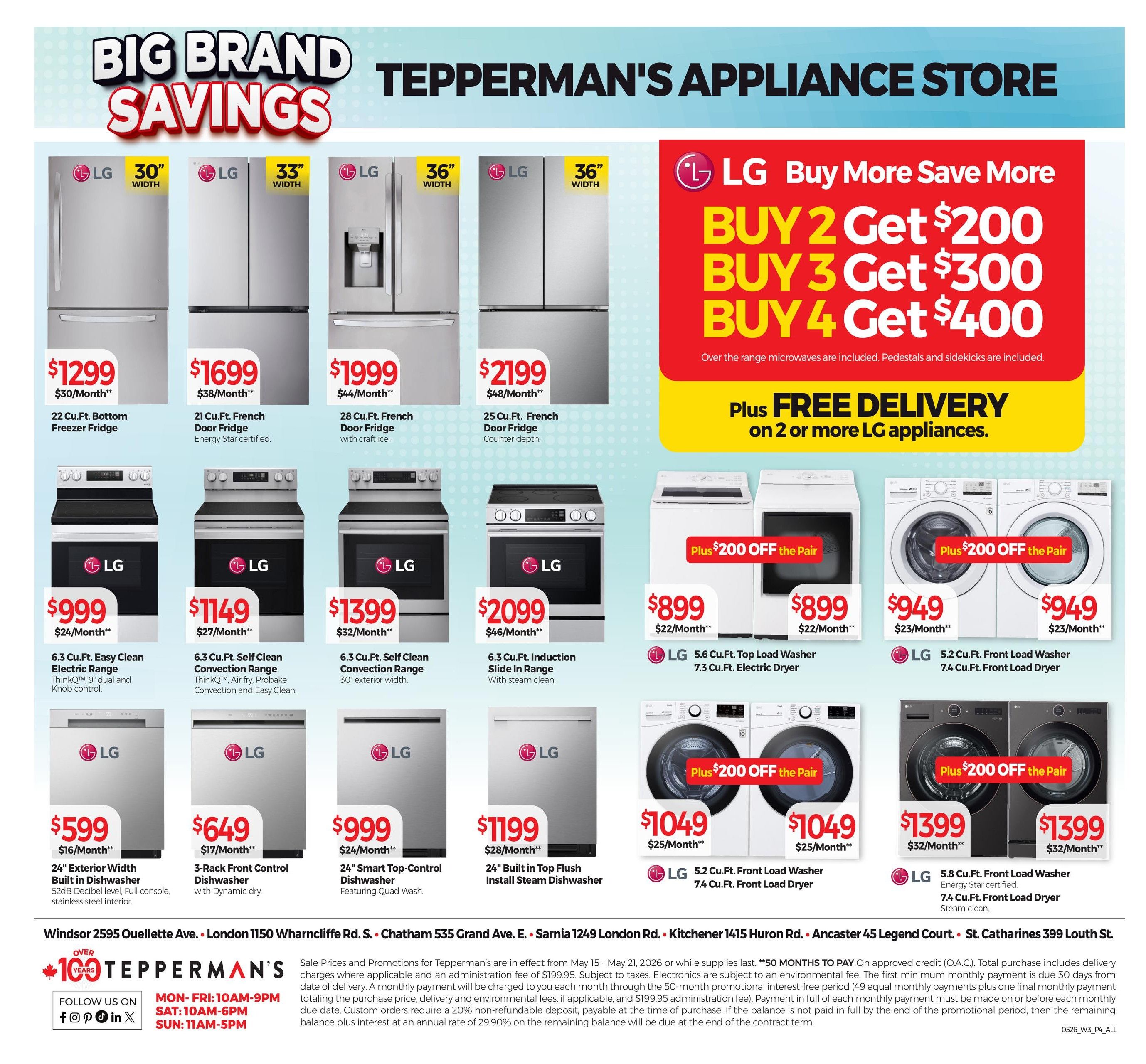 Tepperman's Flyer May 15 to 21
