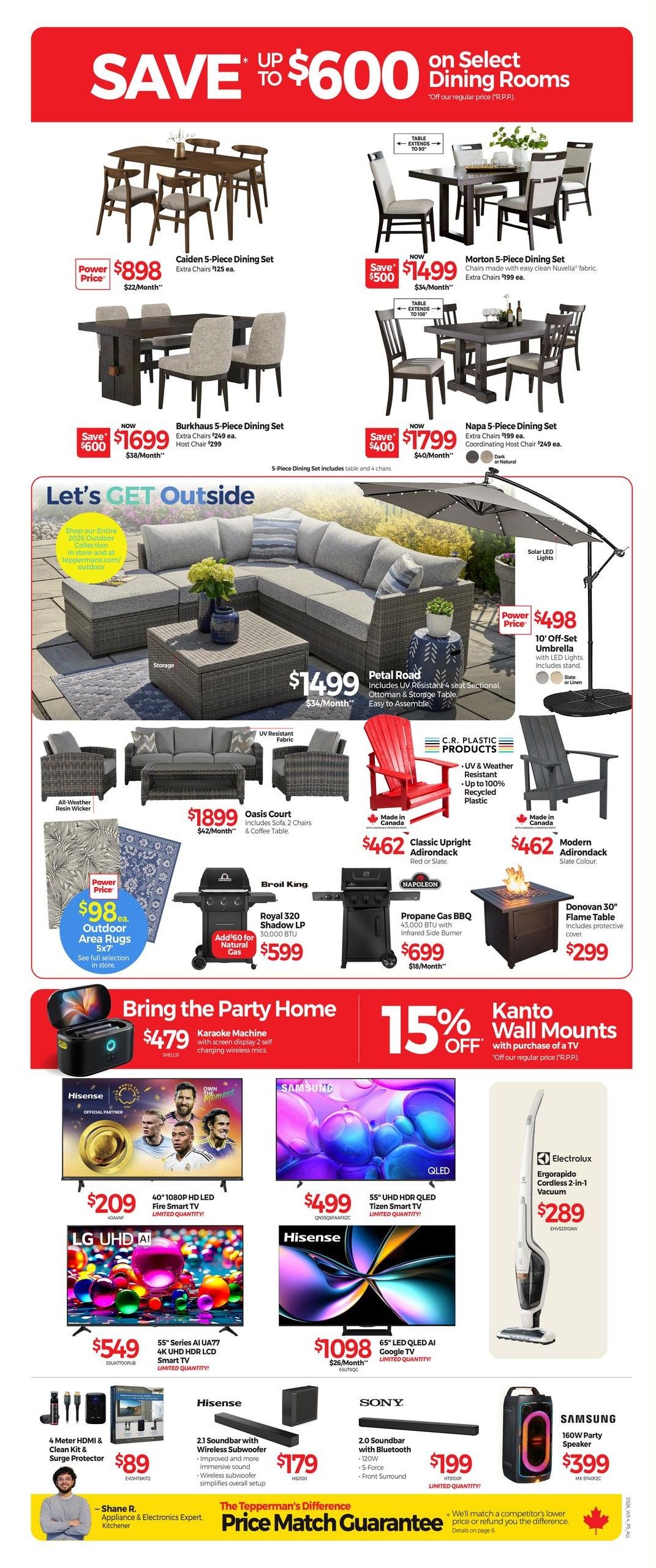 Tepperman's Flyer May 15 to 21