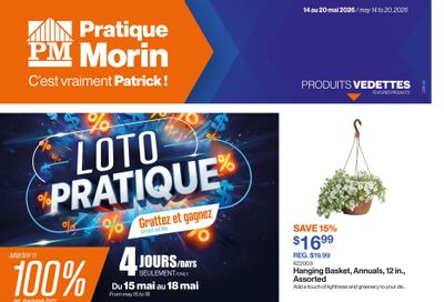 Patrick Morin Flyer May 14 to 20