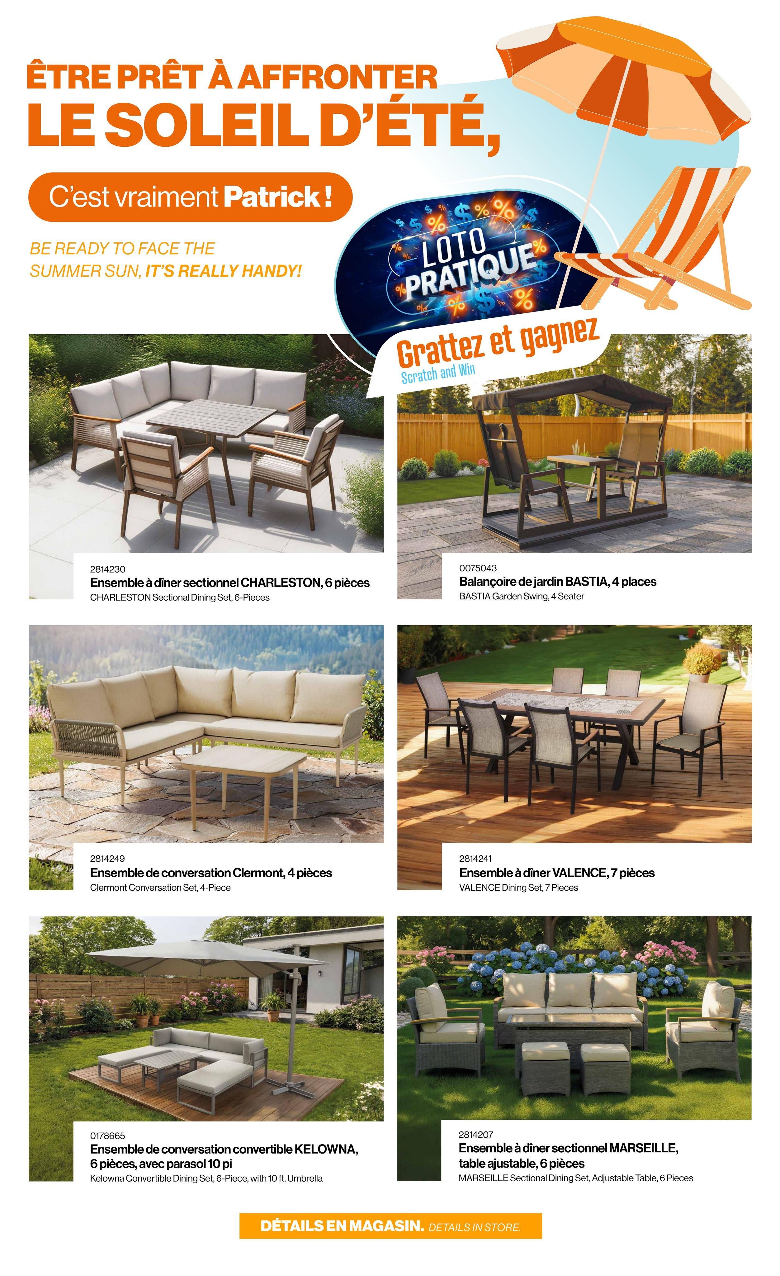 Patrick Morin Flyer May 14 to 20