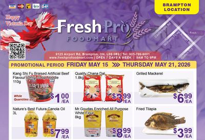 FreshPro Foodmart (Brampton) Flyer May 15 to 21