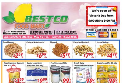BestCo Food Mart (Etobicoke) Flyer May 15 to 21