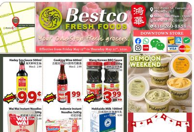 BestCo Food Mart (Downtown Toronto) Flyer May 15 to 21