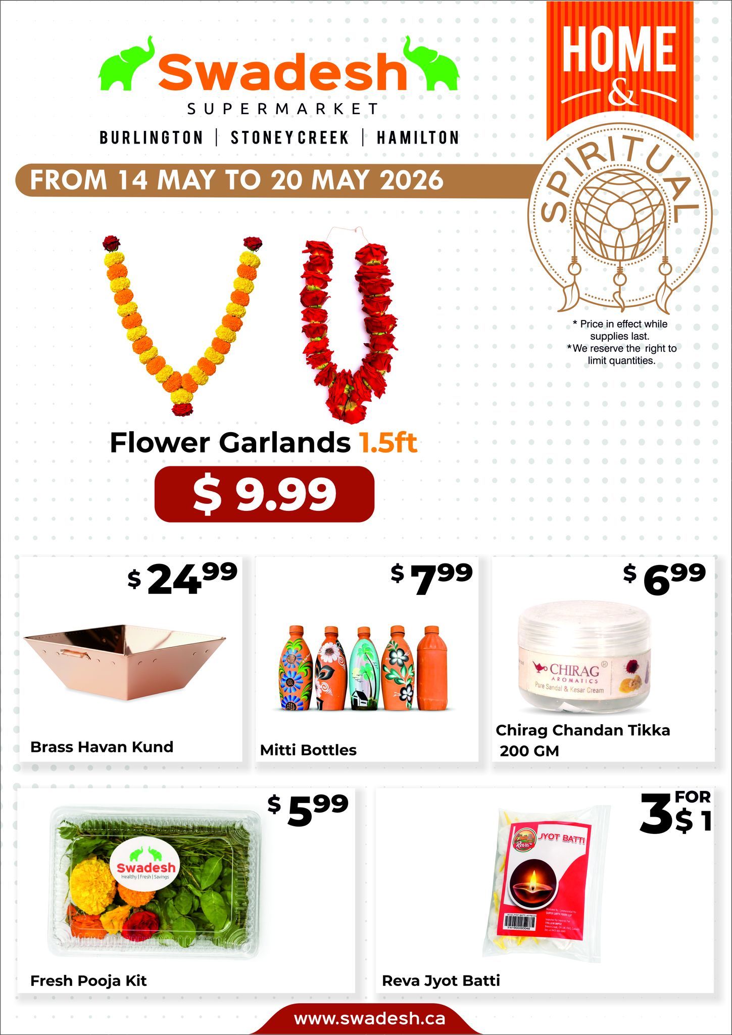 Swadesh Supermarket Flyer May 14 to 20