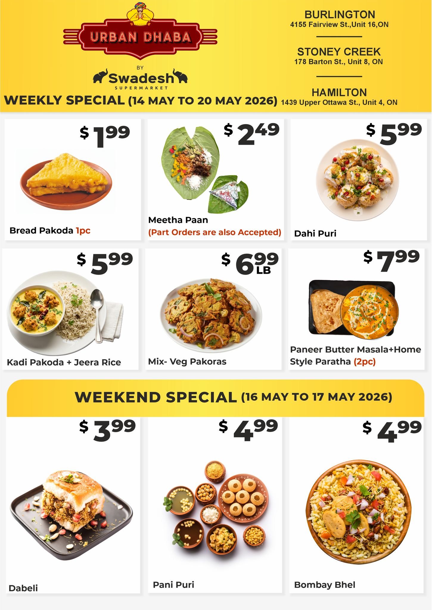 Swadesh Supermarket Flyer May 14 to 20