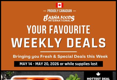 Basha Foods International Flyer May 14 to 20