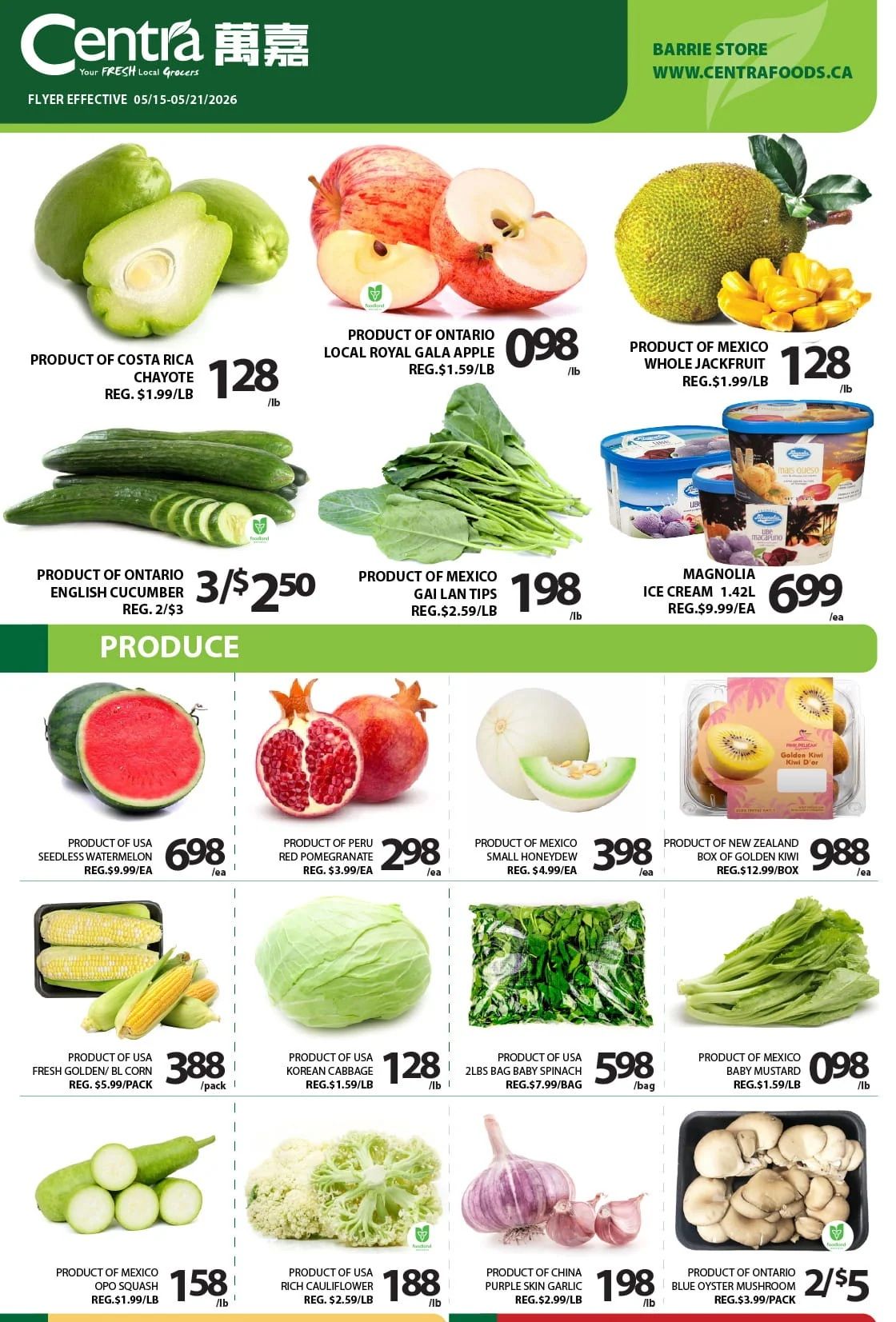 Centra Foods (Barrie) Flyer May 15 to 21