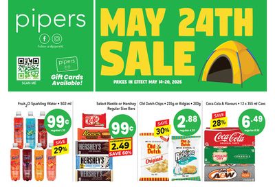 Pipers Superstore Flyer May 14 to 20