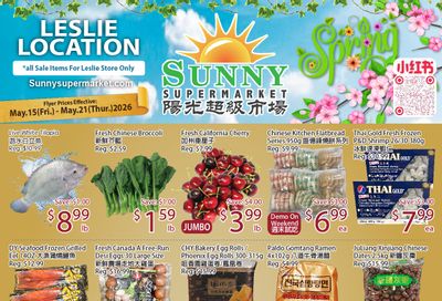 Sunny Supermarket (Leslie) Flyer May 15 to 21