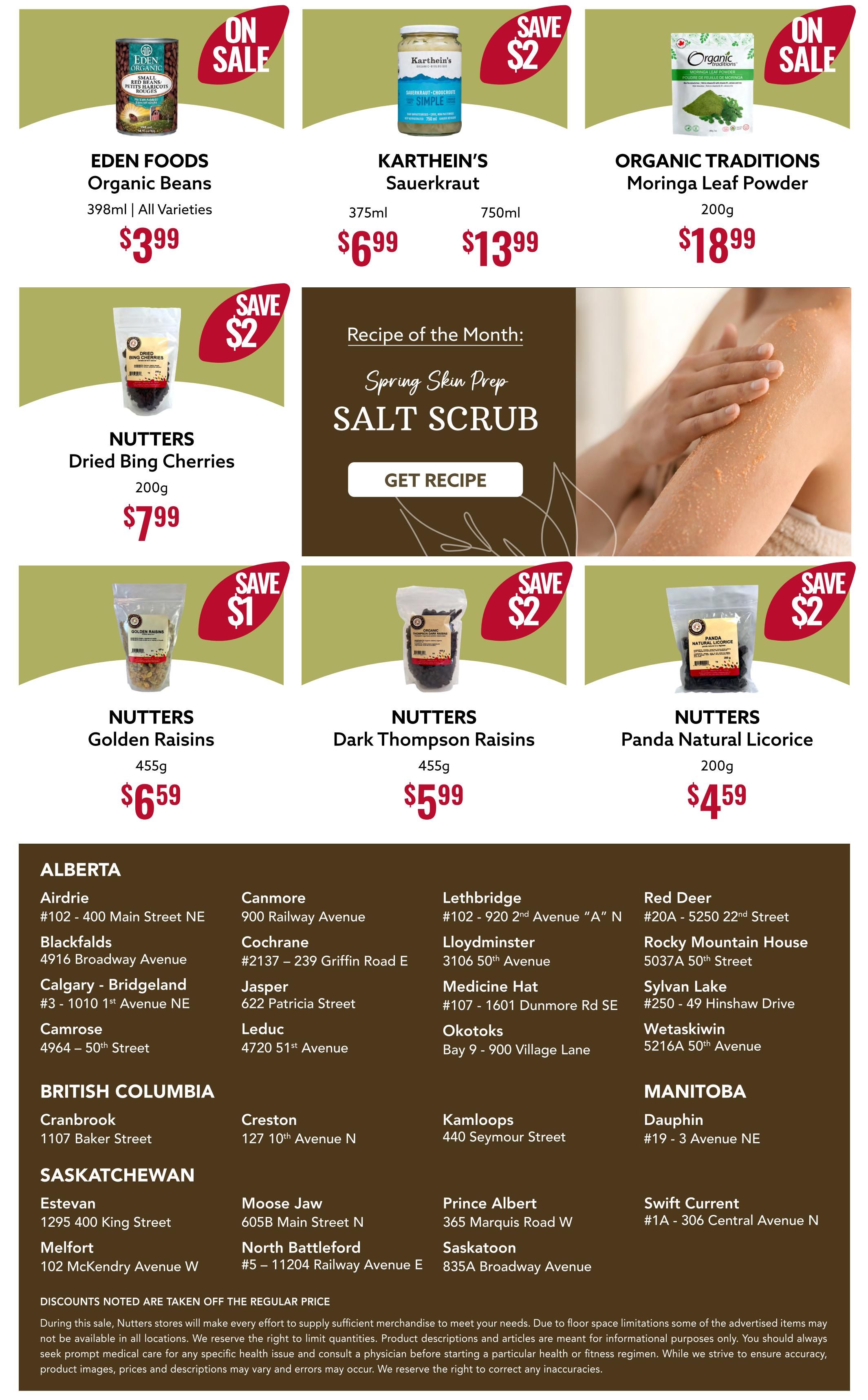 Nutters Everyday Naturals Flyer May 14 to 23