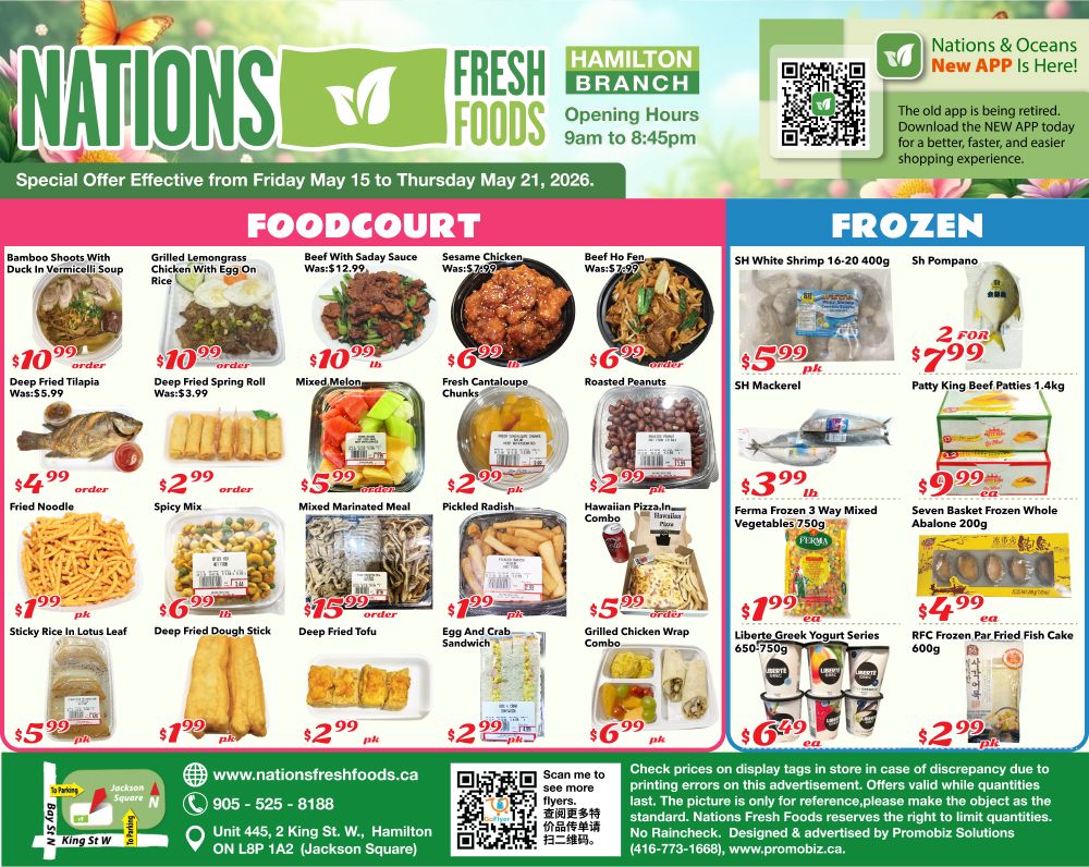Nations Fresh Foods (Hamilton) Flyer May 15 to 21