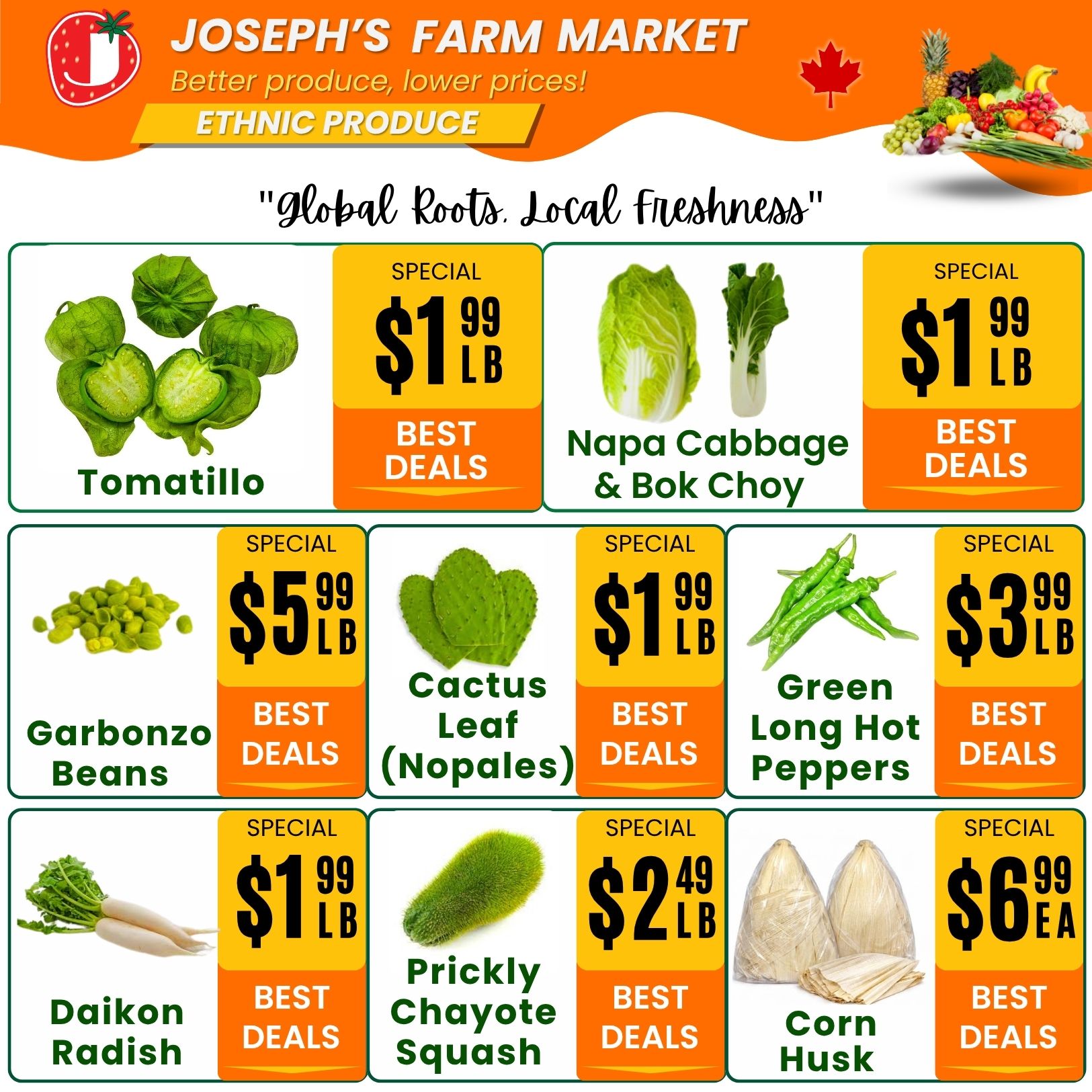 Joseph's Farm Market Flyer May 15 to 21
