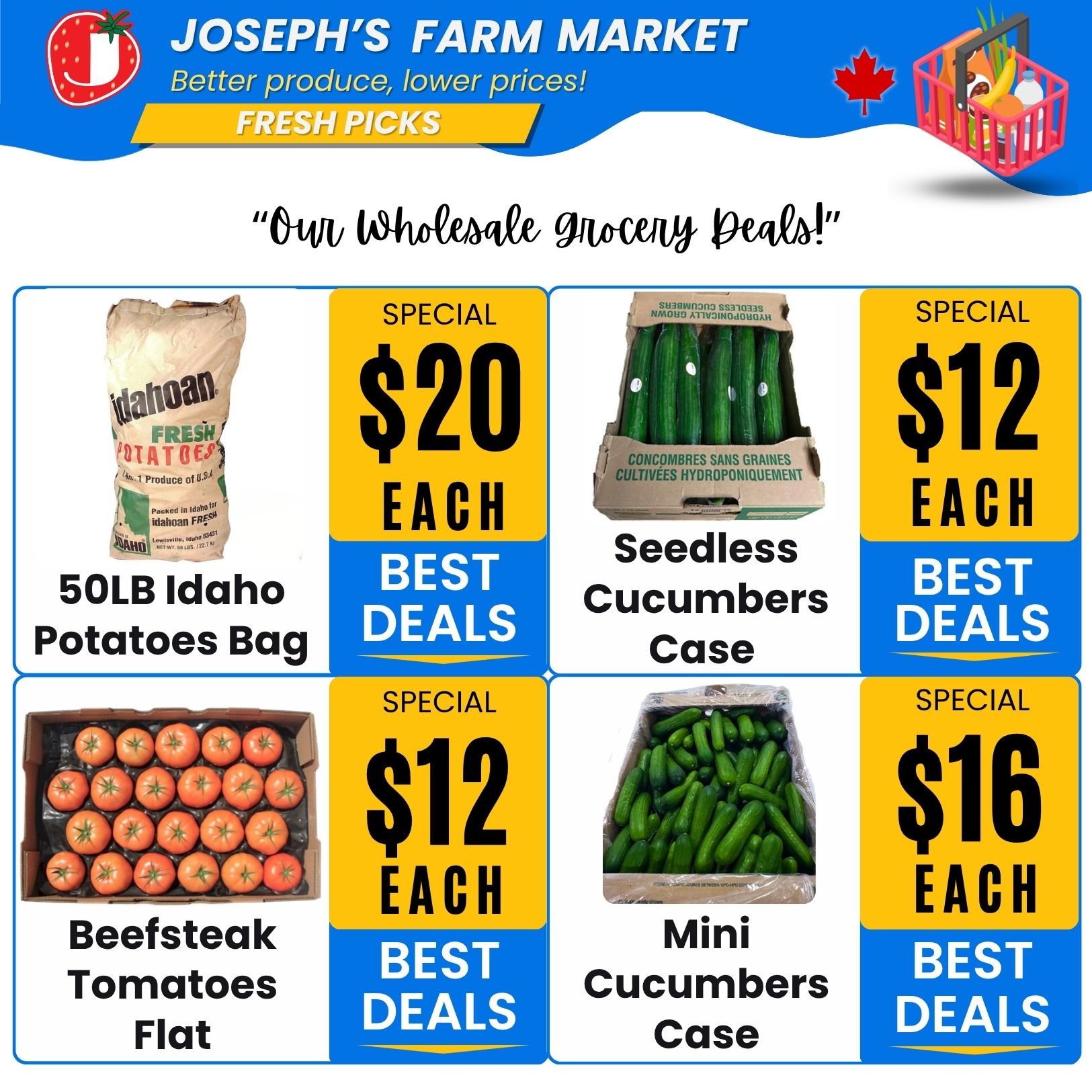 Joseph's Farm Market Flyer May 15 to 21