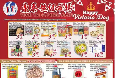 Tone Tai Supermarket Flyer May 15 to 21