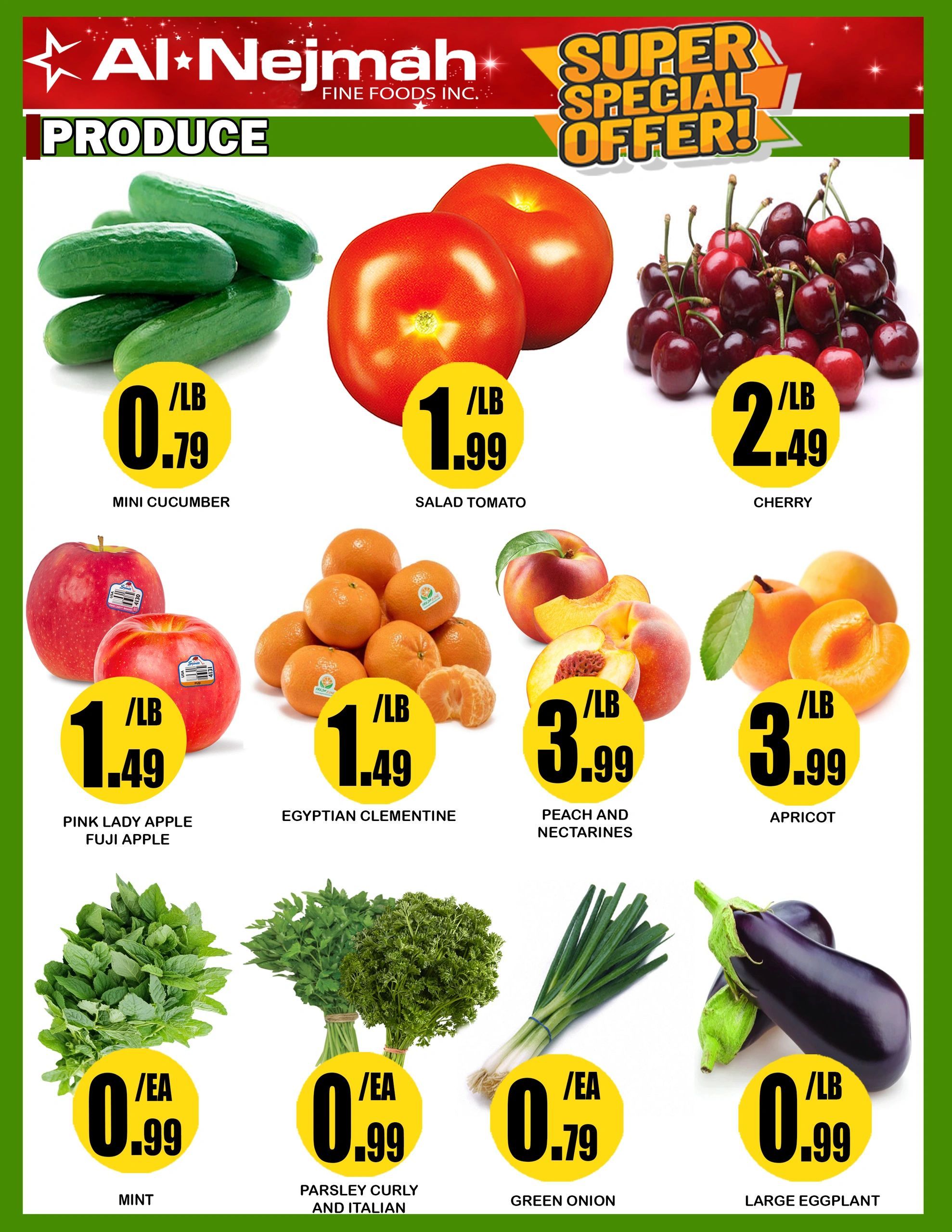 Alnejmah Fine Foods Inc. Flyer May 15 to 21