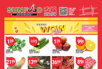 Sunfood Supermarket Flyer May 15 to 21